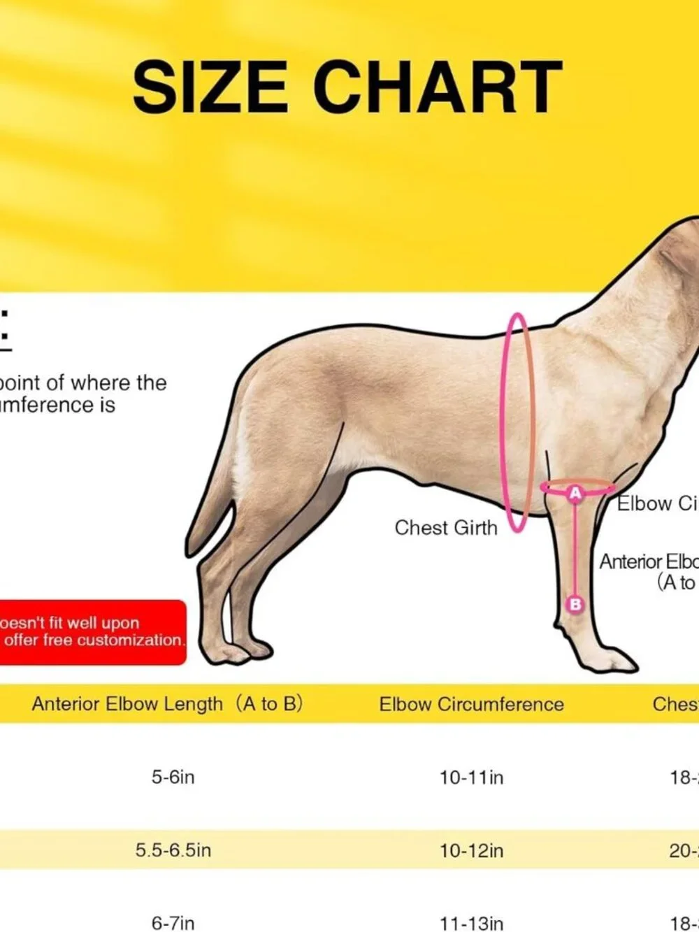 Dog Elbow Brace XXL
